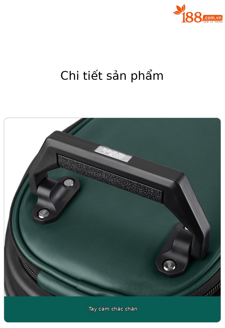 Túi đựng gậy golf PGM vỏ cứng có bánh xe kéo, cao 129 cm, chứa 13 gậy — QB157-màu trắng, QB157-Đen Trắng, QB157-Trắng xanh lục chi tiết 15