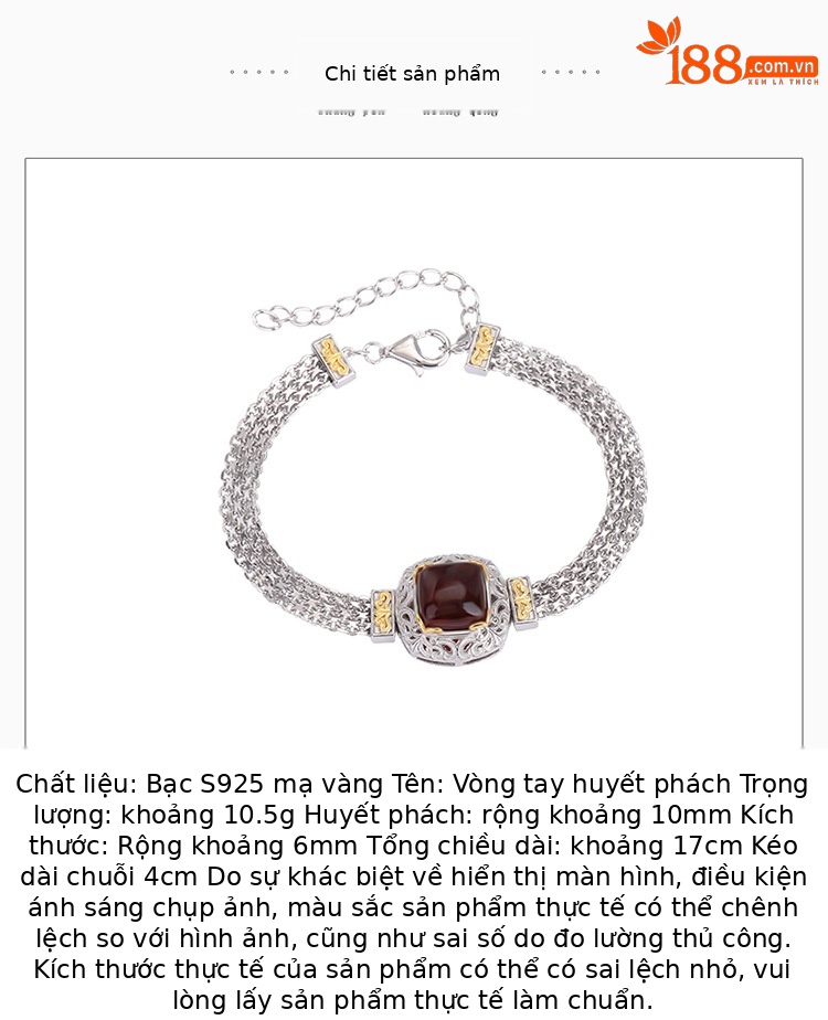 Dây chuyền bạc S925 mạ vàng họa tiết hoa văn rỗng hình vuông phong cách cổ điển — Một chiếc chi tiết 2