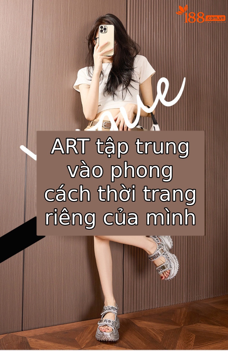Sneaker nữ chunky đế dày phong cách thể thao mùa hè — Bạc, Đen chi tiết 1