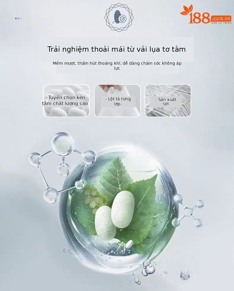 Áo sơ mi nam ngắn tay lụa tơ tằm mùa hè công sở — Màu xám nhạt 22180 chi tiết 2