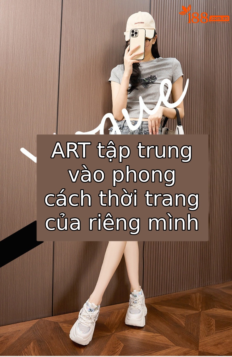 Giày thể thao nữ đế xuồng platform gót siêu cao 8cm — Trắng, Hồng, Vàng gạo, Cam chi tiết 1