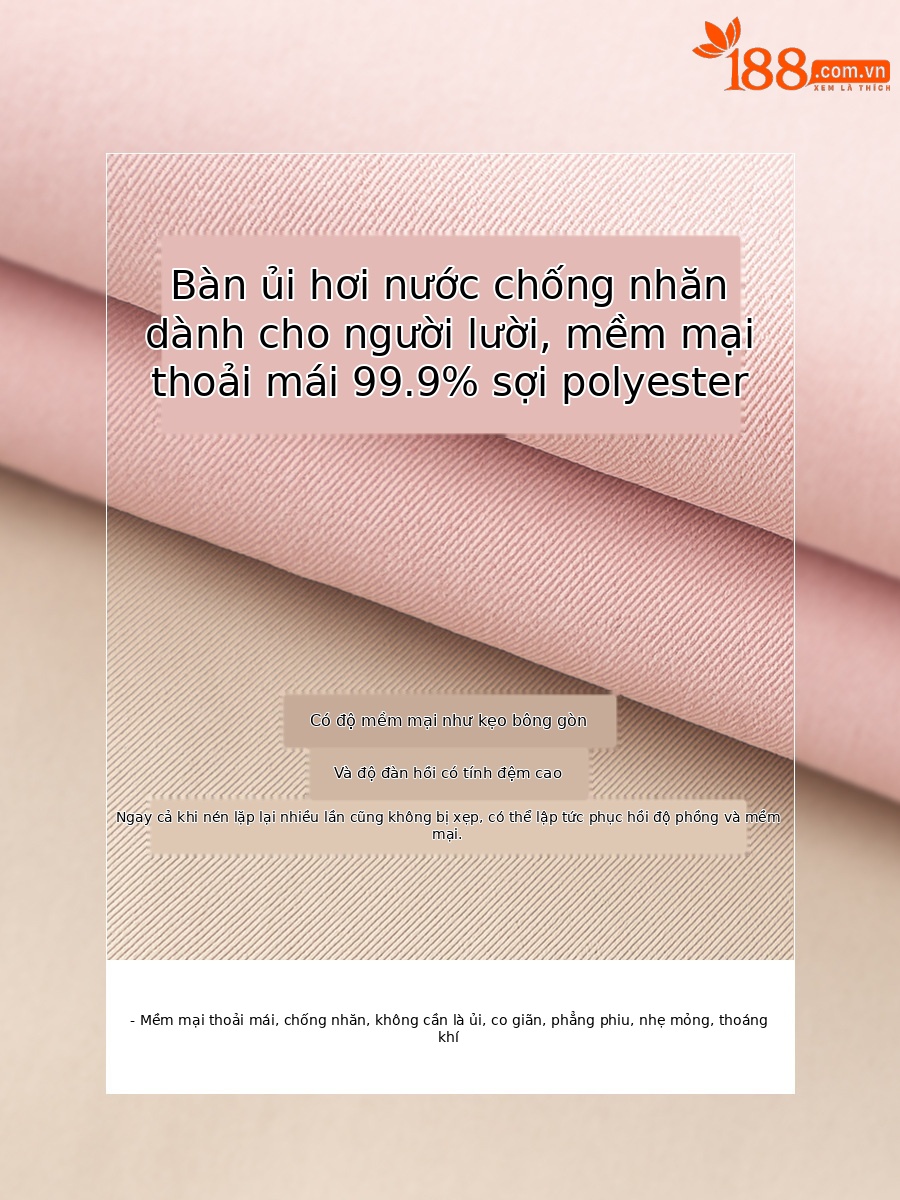 Quần culottes nữ ống rộng dáng suông, vải mỏng nhẹ chống nhăn, ủi tay thoải mái — Phấn hoa anh đào (phù hợp với thân hình quả táo)