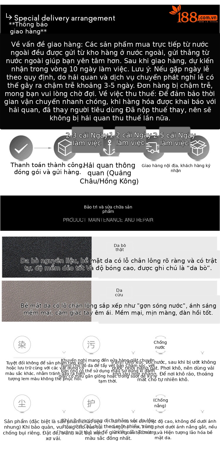 Túi đeo chéo nữ da thật mini dây đeo vai rộng cao cấp — Màu trắng, Màu cà phê chi tiết 12