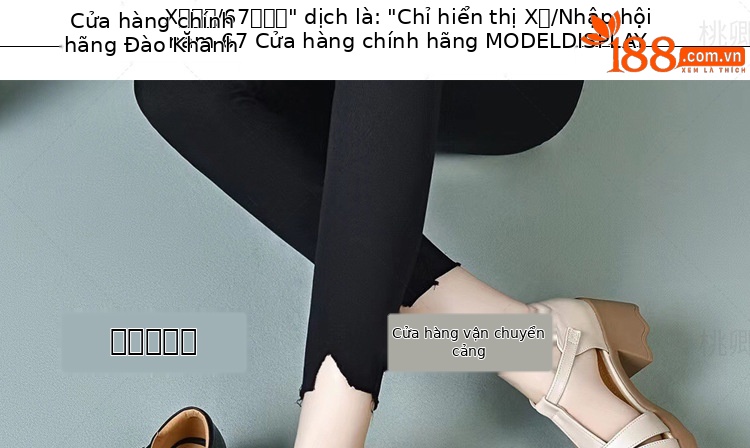 Sandal nữ da thật mũi kín đế dày gót thấp kiểu La Mã — Màu đen chi tiết 11