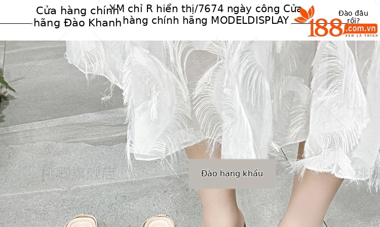 Dép sandal nữ quai chữ V gót thấp 3 cm, đế mềm, lưới thoáng khí — Gót đen cao 3 cm chi tiết 11