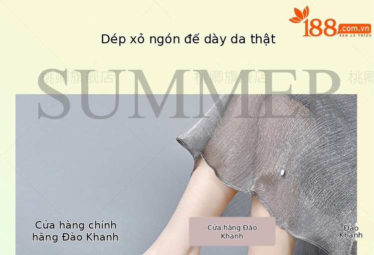 Sandal cao gót nữ đế dày đính đá lấp lánh quai ngang da thật — Màu đen chi tiết 1