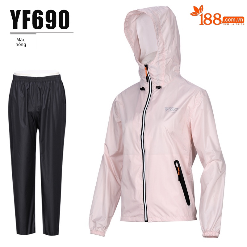 YF690-hồng [áo mưa nữ]