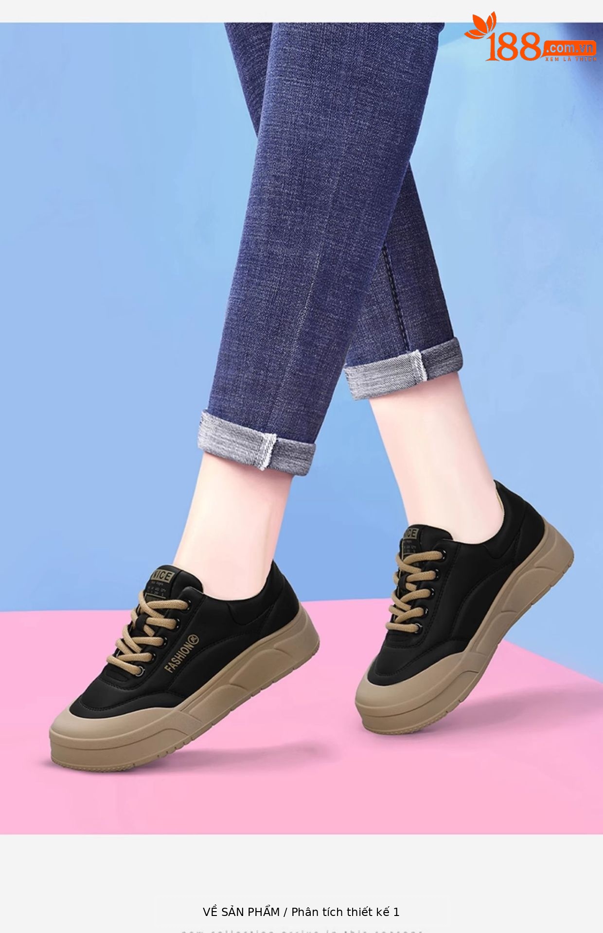 Giày sneaker nữ đế dày da thật mặt lưới thoáng khí mới xuân hè 2024 — Mặt lưới đen LJ 68006 M, JST 1901 mặt lưới màu đen, DH 29081 Mặt lưới đen, DH 29060 Đen Mơ chi tiết 4