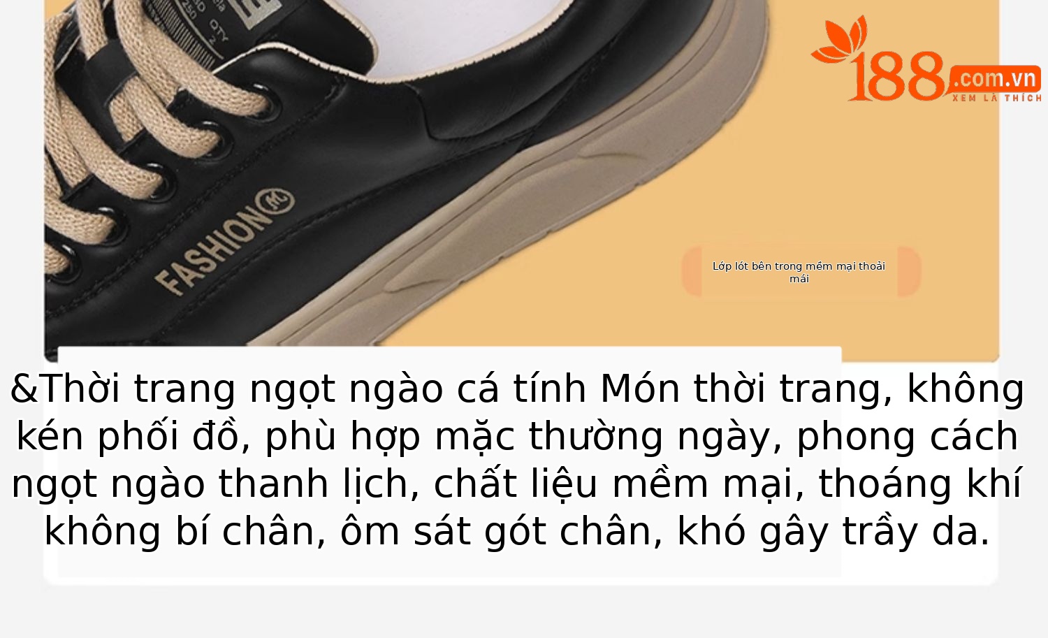 Giày sneaker nữ đế dày da thật mặt lưới thoáng khí mới xuân hè 2024 — Mặt lưới đen LJ 68006 M, JST 1901 mặt lưới màu đen, DH 29081 Mặt lưới đen, DH 29060 Đen Mơ chi tiết 6