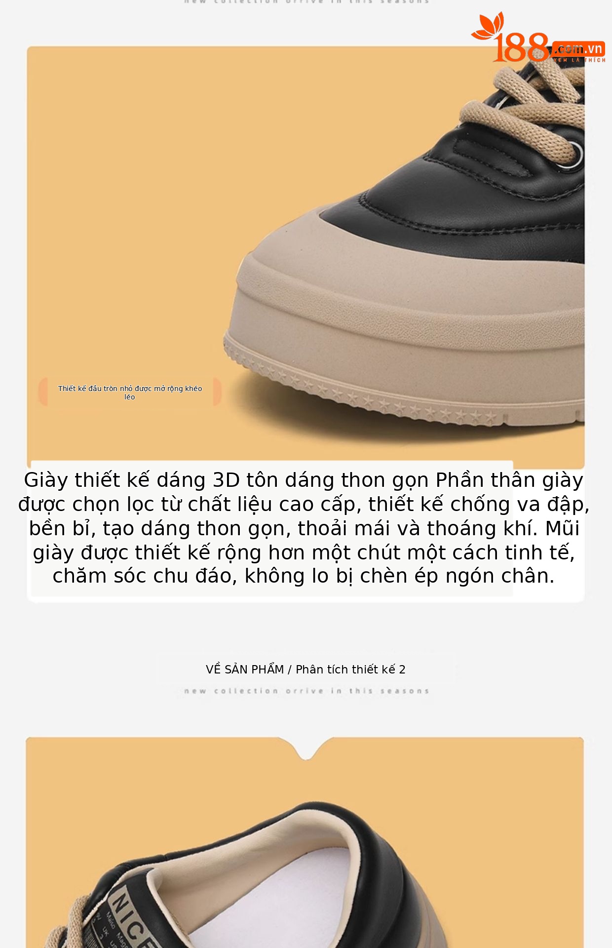 Giày sneaker nữ đế dày da thật mặt lưới thoáng khí mới xuân hè 2024 — Mặt lưới đen LJ 68006 M, JST 1901 mặt lưới màu đen, DH 29081 Mặt lưới đen, DH 29060 Đen Mơ chi tiết 5