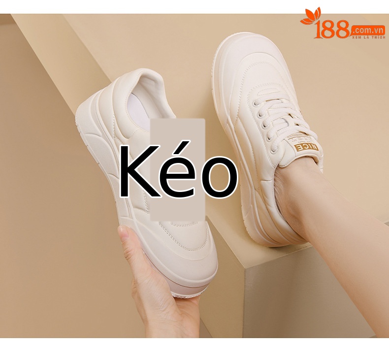 Giày sneaker nữ đế dày chunky mùa xuân hè 2024, đế bệt platform nhẹ chống trượt — DH 29060 màu trắng, DH 29060 Trắng xám, DH 26006 be xám [Mô hình rỗng], DH 29060 Đen Màu mơ chi tiết 10