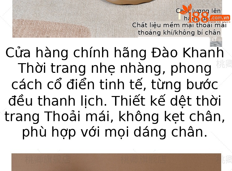 Dép sandal nữ da thật mũi kín quai ngang gót vuông đế dày — Màu đen chi tiết 6