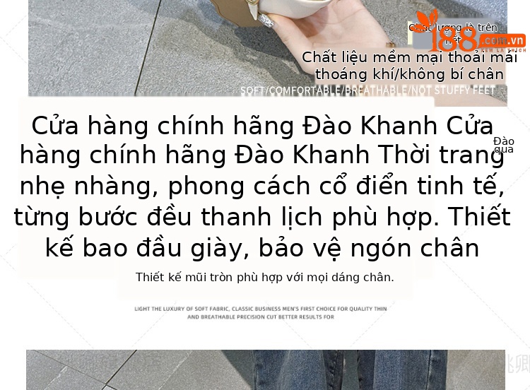 Dép sandal nữ da thật mũi kín gót dày đế xuồng mùa hè — Màu đen chi tiết 6