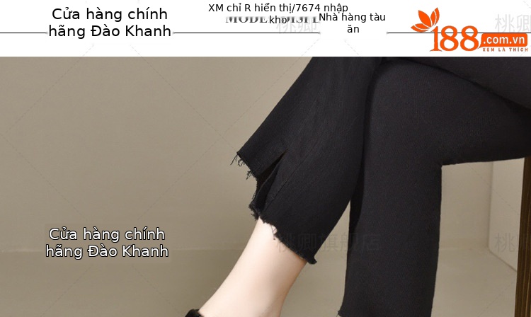 Giày cao gót nữ mũi tròn đế dày gót vuông phong cách La Mã — Màu đen chi tiết 11