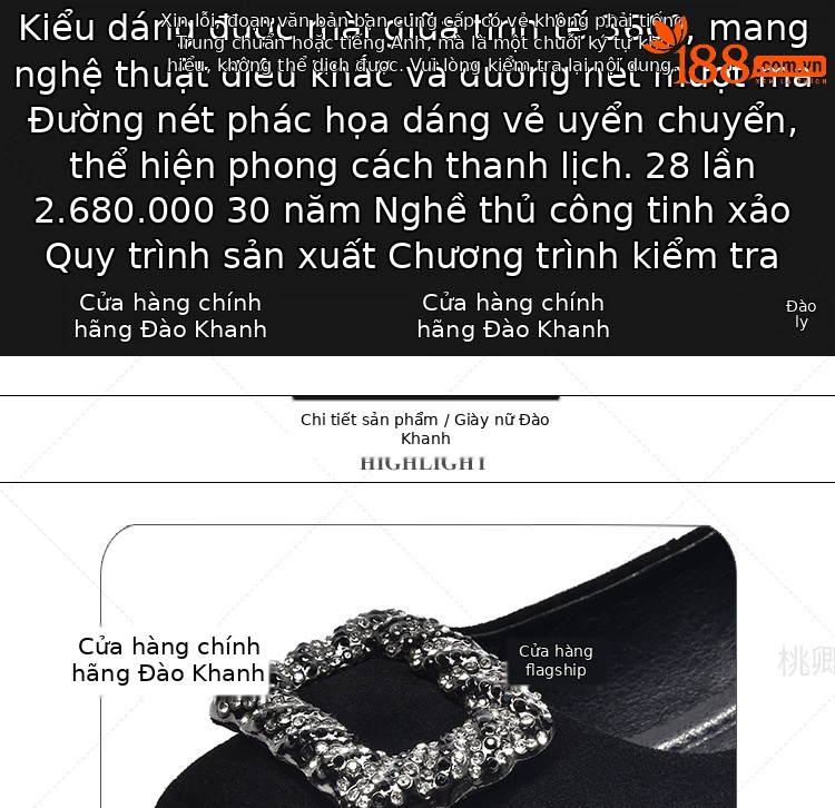 Giày lười nữ miệng nông da lộn đế mềm, giày bệt công sở form mũi vuông — Màu đen chi tiết 8