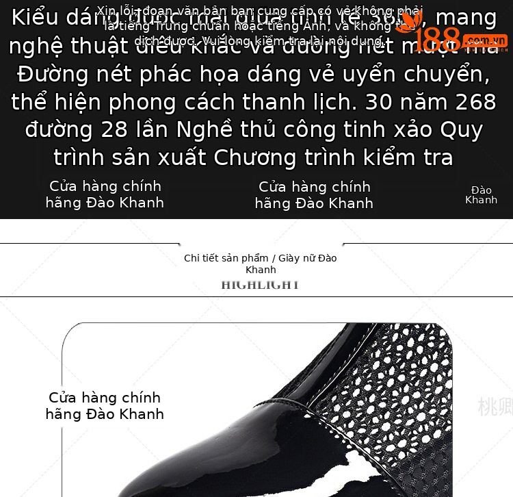 Giày sandal nữ mũi kín da bóng gót 3 cm kiểu La Mã thoáng khí — Gót đen cao 3 cm chi tiết 8