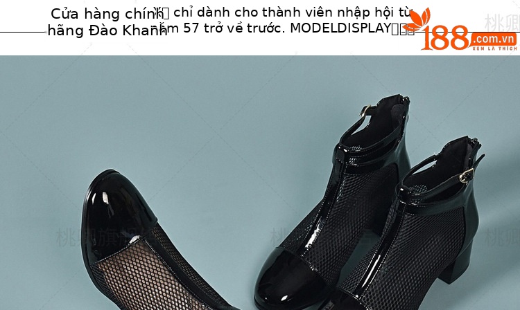 Giày sandal nữ mũi kín da bóng gót 3 cm kiểu La Mã thoáng khí — Gót đen cao 3 cm chi tiết 11