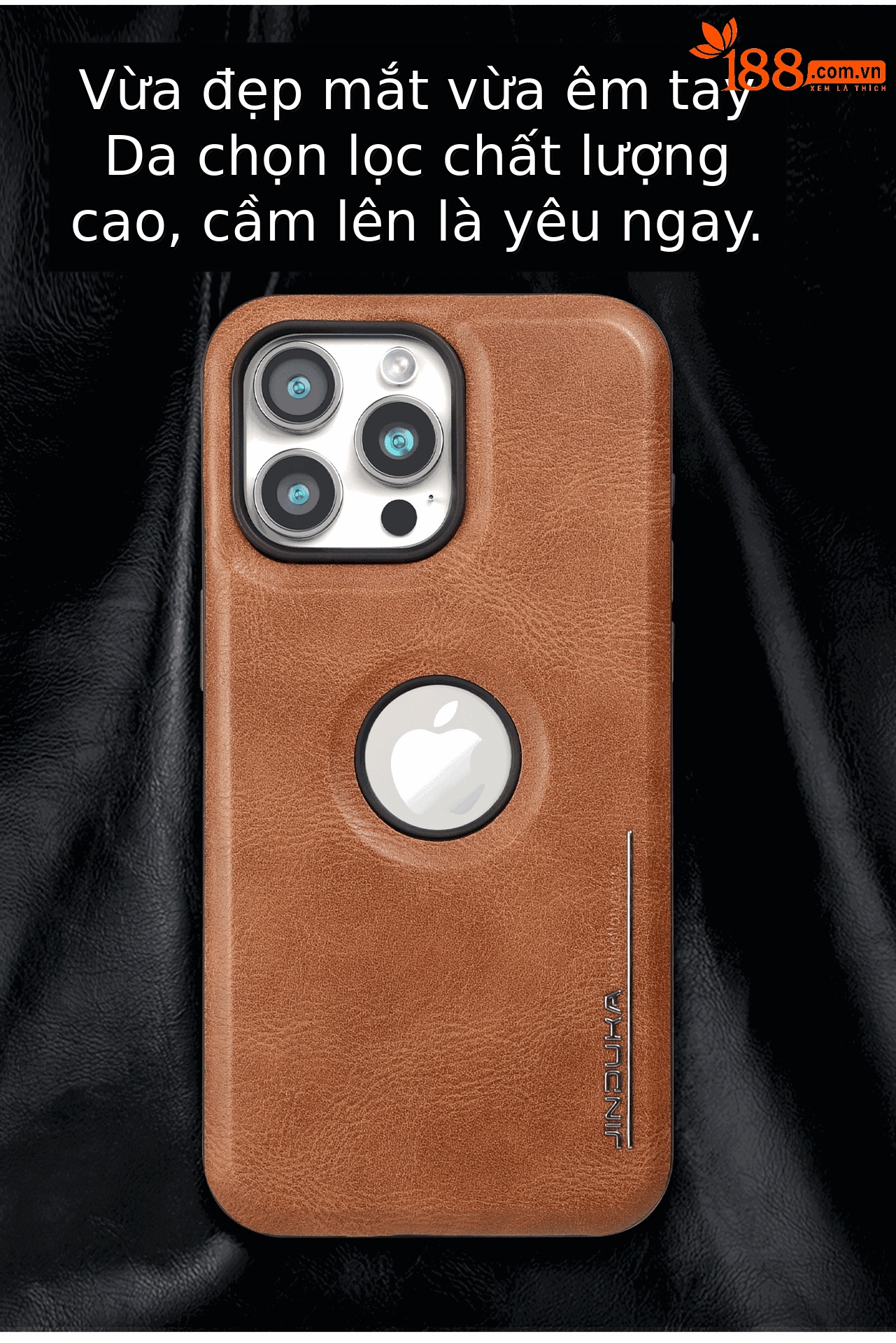 Ốp lưng điện thoại da cao cấp từ tính chống sốc cho iPhone 16 Pro Max kèm giá đỡ — Bao da giá đỡ nhãn rò rỉ Màu Đỏ, Bao da giá đỡ nhãn rò rỉ màu đen, Bao da giá đỡ nhãn rò rỉ màu xanh lam, Bao da giá đỡ nhãn rò rỉ-màu nâu nhạt chi tiết 6