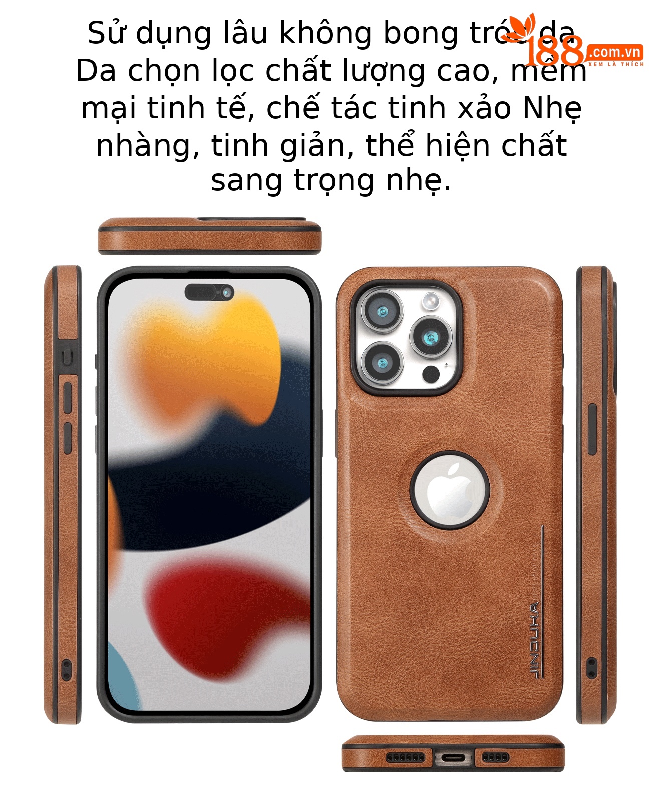 Ốp lưng điện thoại da cao cấp từ tính chống sốc cho iPhone 16 Pro Max kèm giá đỡ — Bao da giá đỡ nhãn rò rỉ Màu Đỏ, Bao da giá đỡ nhãn rò rỉ màu đen, Bao da giá đỡ nhãn rò rỉ màu xanh lam, Bao da giá đỡ nhãn rò rỉ-màu nâu nhạt chi tiết 11