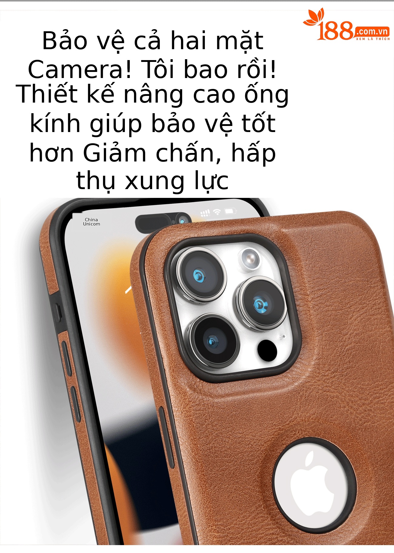 Ốp lưng điện thoại da cao cấp từ tính chống sốc cho iPhone 16 Pro Max kèm giá đỡ — Bao da giá đỡ nhãn rò rỉ Màu Đỏ, Bao da giá đỡ nhãn rò rỉ màu đen, Bao da giá đỡ nhãn rò rỉ màu xanh lam, Bao da giá đỡ nhãn rò rỉ-màu nâu nhạt chi tiết 8