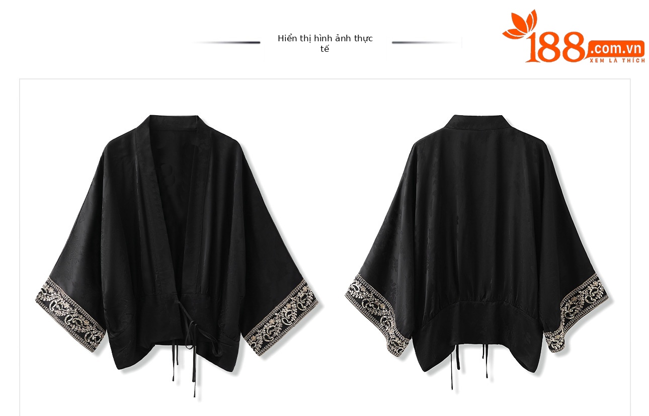 Bộ áo sơ mi lụa rộng và váy dây treo cổ điển M6056 – phong cách quốc gia sang trọng — Áo, Váy Hai Dây chi tiết 16