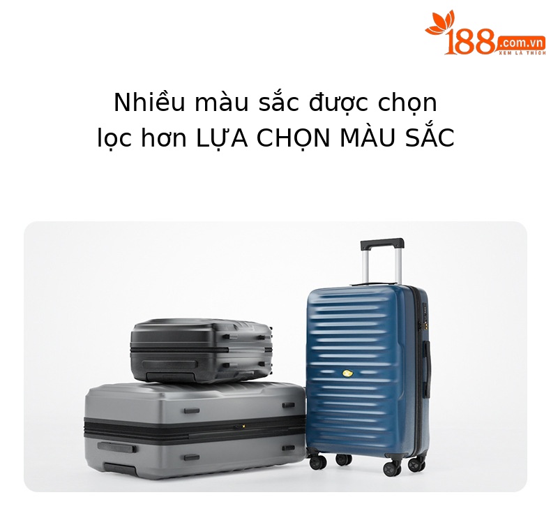 Vali nhựa PC cao cấp chống rơi, dung tích lớn, có khóa số, size 20/24/28 inch — Chất liệu PC cao cấp màu bạc chi tiết 18