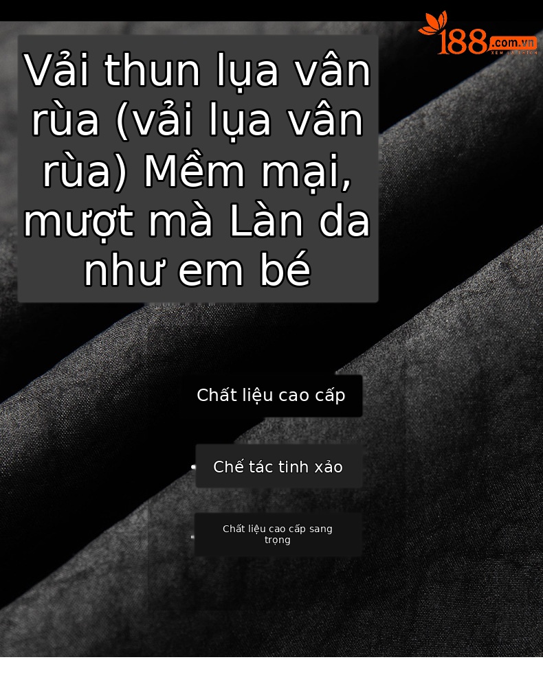 Quần dài lụa tơ tằm cao cấp dây rút chân, form rộng thoáng mát — Màu đen 56019 chi tiết 5