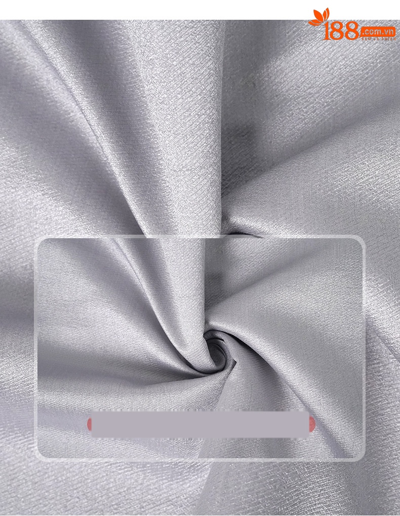 Đầm nữ thiết kế cổ chữ V tay phồng thắt eo giả hai mảnh phong cách Chanel — Màu xanh xám chi tiết 1