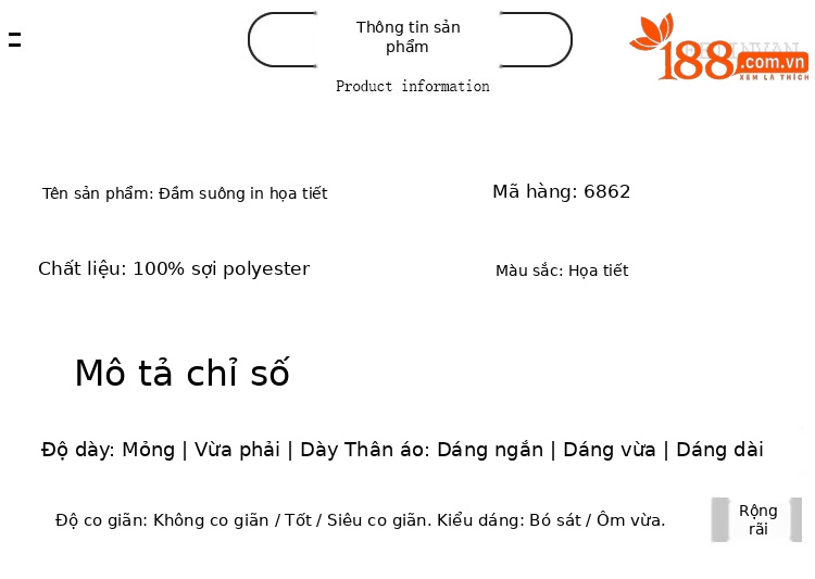 Váy maxi nữ thắt eo kiểu Pháp họa tiết hoa nhỏ, bộ hai mảnh mùa hè — Màu hoa chi tiết 4
