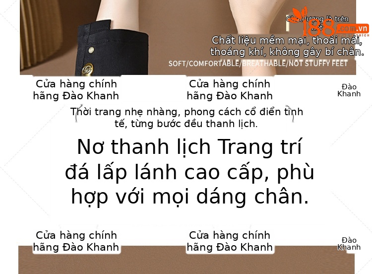 Giày cao gót lưới nữ hở mũi gót nhọn 5 cm, thiết kế khoét lỗ, chất liệu da thật — Màu mơ cao gót 5 cm chi tiết 1
