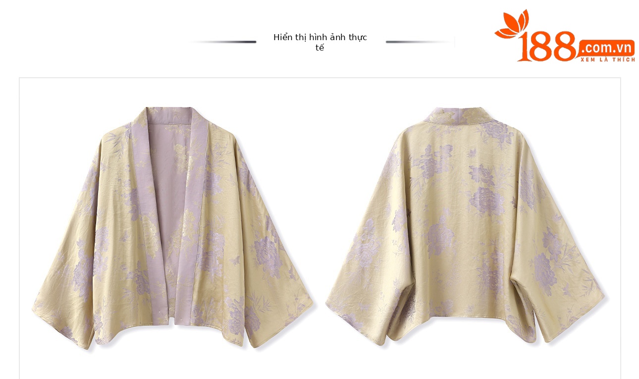 Bộ áo khoác và váy hai dây phong cách cổ điển Trung Hoa mới, quý tộc mùa hè, form rộng ZX M6090 — Áo khoác, Váy hai dây chi tiết 4