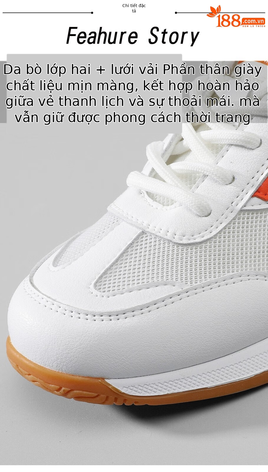 Giày thể thao nữ Dunhu dáng sneaker lưới thoáng khí, phối trắng học sinh xuân hè — Trắng cam 58369-1, 58369 Trắng xám Xuân Thu, Màu xám trắng 58369-1, 58369 Trắng cam Xuân Thu chi tiết 12