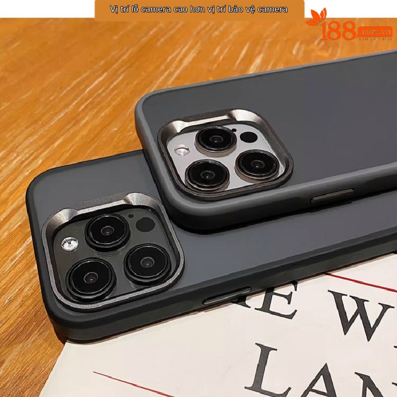 Ốp lưng từ tính nhám cho iPhone 15 Pro Max, thiết kế công sở đơn giản, bảo vệ toàn diện — [Màu đen★Khung hợp kim nhôm từ tính mờ], Màu xám★Khung hợp kim nhôm từ tính mờ], 【Màu tím sẫm★Khung hợp kim nhôm từ tính mờ], 【Màu Xanh hoàng gia★Khung hợp kim nhôm từ tính mờ] chi tiết 6