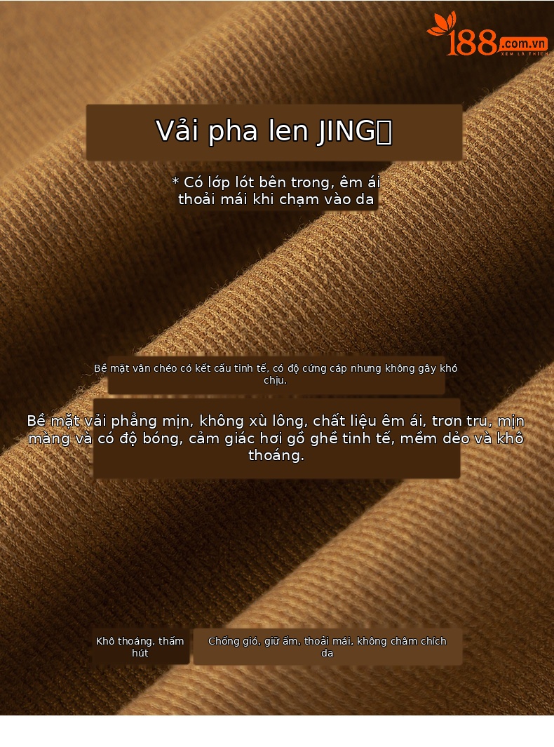Bộ vest gile nữ len phong cách lịch lãm — Áo vest (64625) chi tiết 6