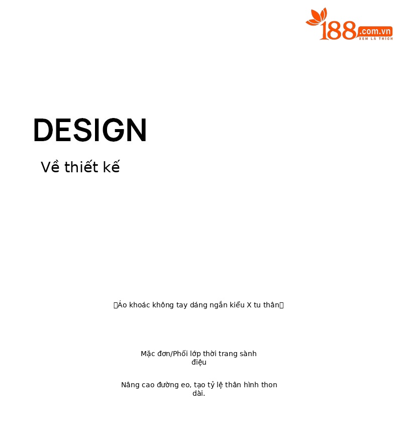 Bộ vest gile nữ len phong cách lịch lãm — Áo vest (64625) chi tiết 7
