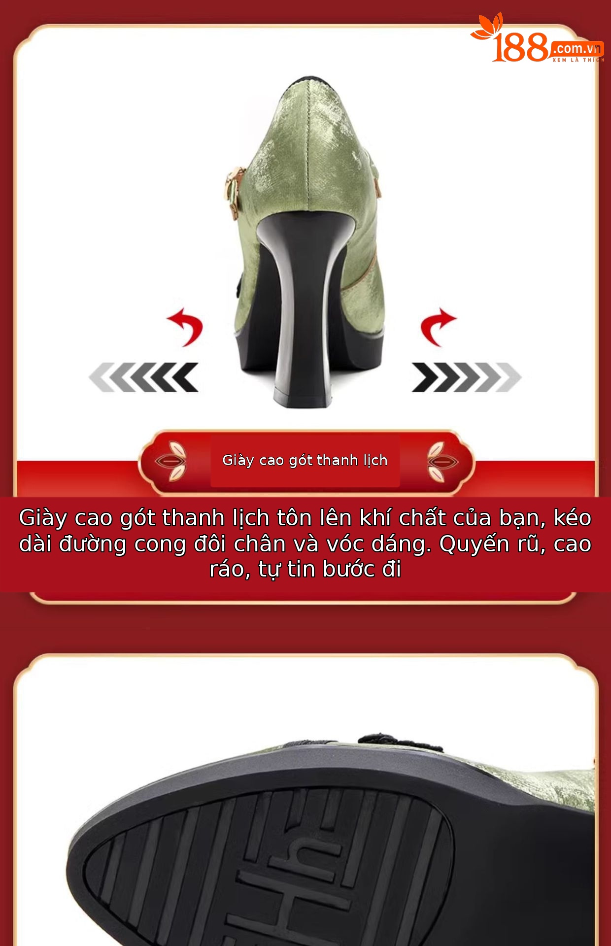 Giày cao gót nữ mũi nhọn phong cách cổ điển Trung Hoa, gót 5–11 cm, phù hợp mặc cùng sườn xám hoặc váy dài — Trắng be 5cm, Màu trắng nhạt 7cm, Màu đen 11cm, Xanh 7cm chi tiết 13