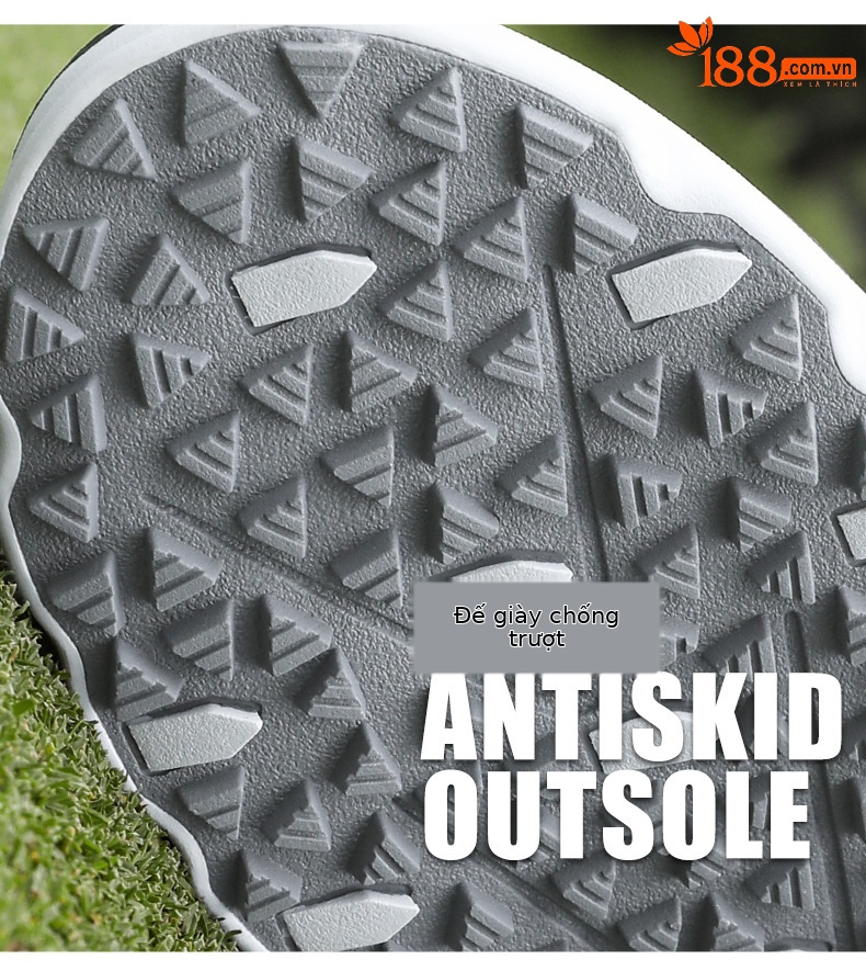 Giày golf nam PGM đinh dẻo thoáng khí chống trượt — XZ372-[Bằng sáng chế/Núm/Chống trượt thoáng khí]-Màu Đen nguyên tử chi tiết 13