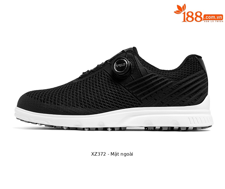 Giày golf nam PGM đinh dẻo thoáng khí chống trượt — XZ372-[Bằng sáng chế/Núm/Chống trượt thoáng khí]-Màu Đen nguyên tử chi tiết 16