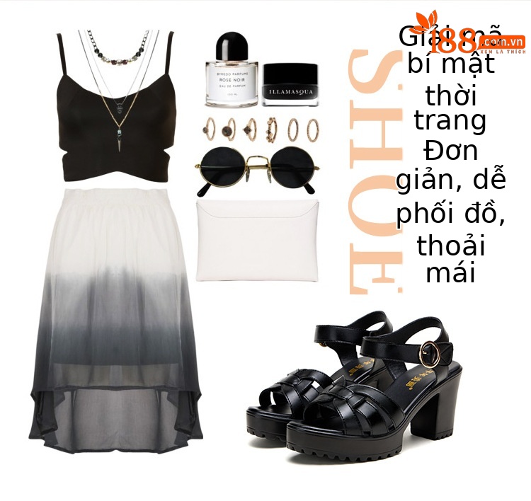 Sandal nữ đế xuồng cao vừa phải, hở mũi, khóa dán, platform chống thấm, gót 8 cm — Màu đỏ 8cm, Trắng 8cm, Màu đen 8cm chi tiết 4