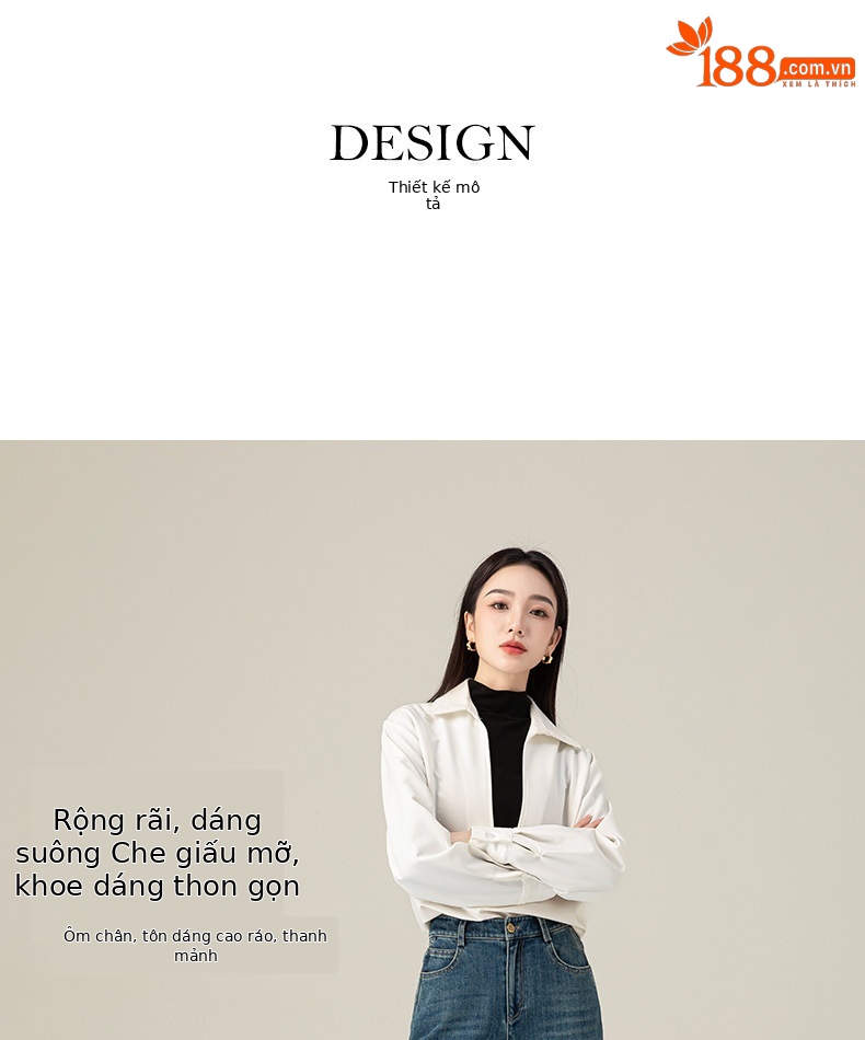 Quần jean ống đứng cạp cao Xinge chất Tencel mềm rủ, gấu gập cho nữ dáng nhỏ — Xanh đá quý chi tiết 6
