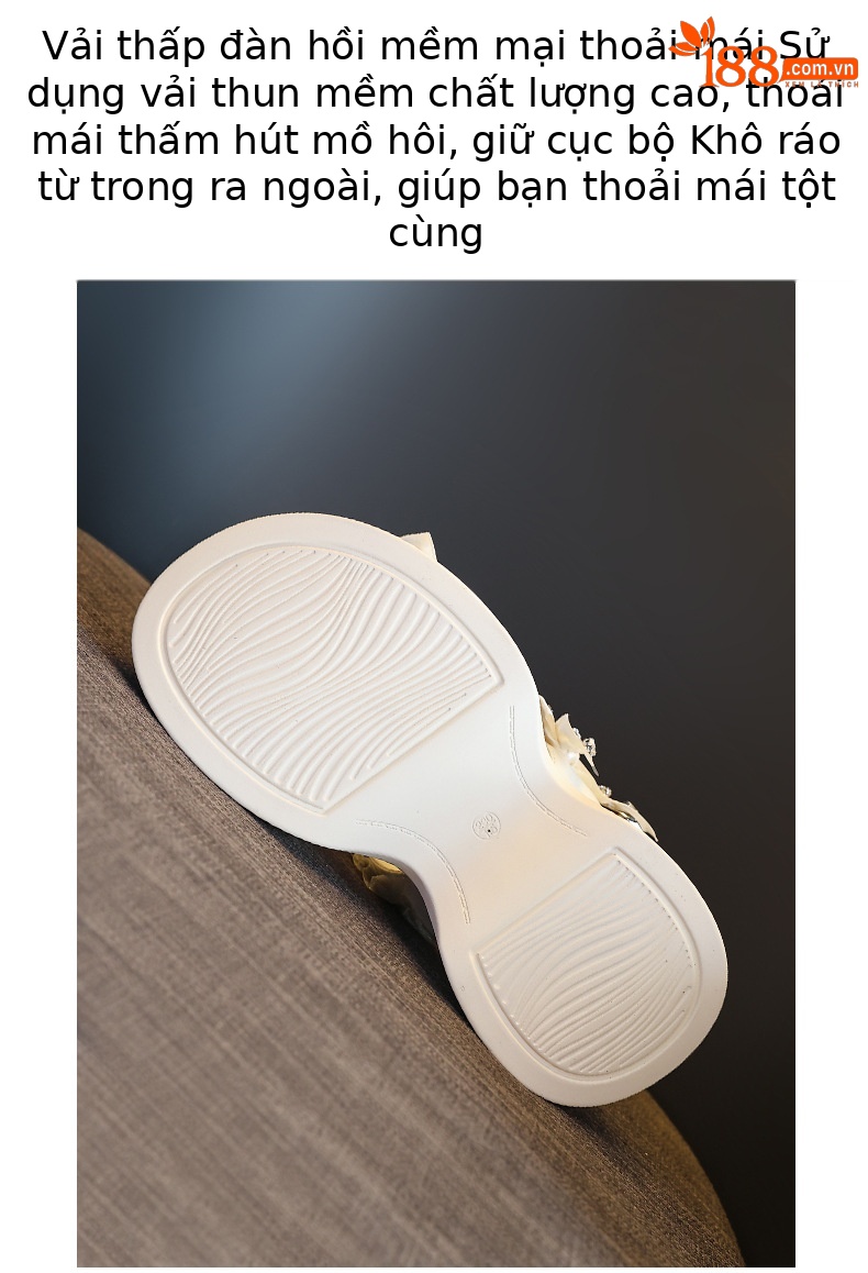 Sandal đế bệt xỏ ngón phong cách La Mã mùa hè 2024 — Màu be, Màu đen, Màu xám bạc chi tiết 9