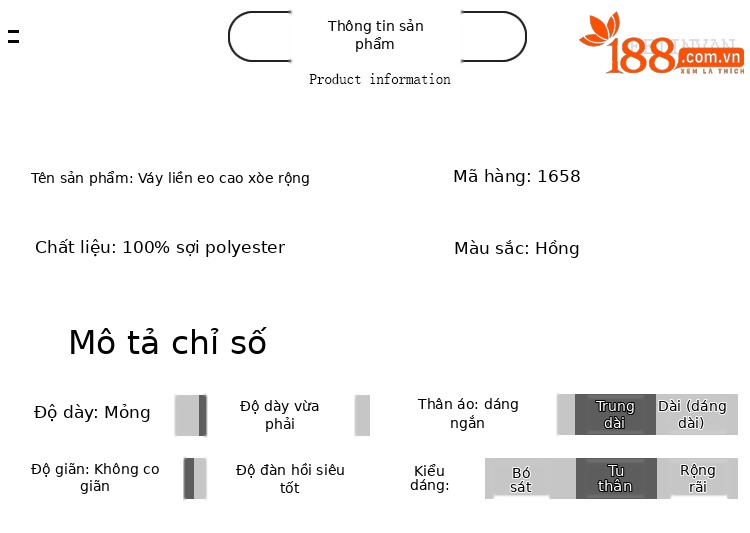 Váy phù dâu satin dáng ôm dài vừa, cổ điển tôn dáng — Màu đen, Màu hồng, Màu trắng chi tiết 4