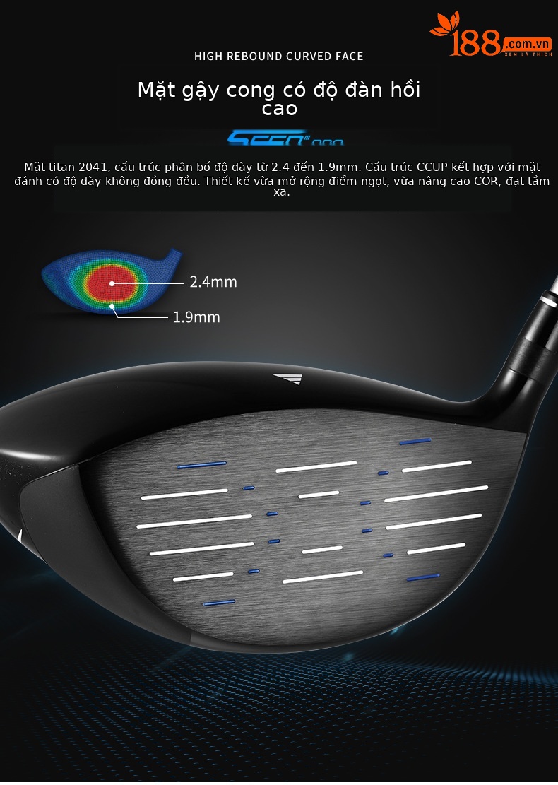 Bộ gậy golf PGM SEED III PRO thanh thiếu niên 14 gậy + túi đựng, thân carbon 40T — 13 thanh Carbon [R] cao 120-131cm, 11 thanh Carbon [R] cao 120-131cm, 7 thanh Carbon [R] cao 120-131cm, 5 thanh Carbon [R] chiều cao 120-131cm chi tiết 4