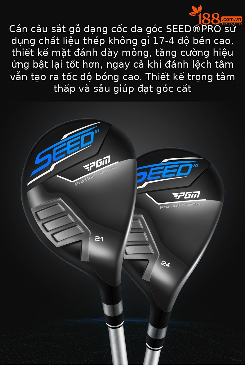 Bộ gậy golf PGM SEED III PRO thanh thiếu niên 14 gậy + túi đựng, thân carbon 40T — 13 thanh Carbon [R] cao 120-131cm, 11 thanh Carbon [R] cao 120-131cm, 7 thanh Carbon [R] cao 120-131cm, 5 thanh Carbon [R] chiều cao 120-131cm chi tiết 5