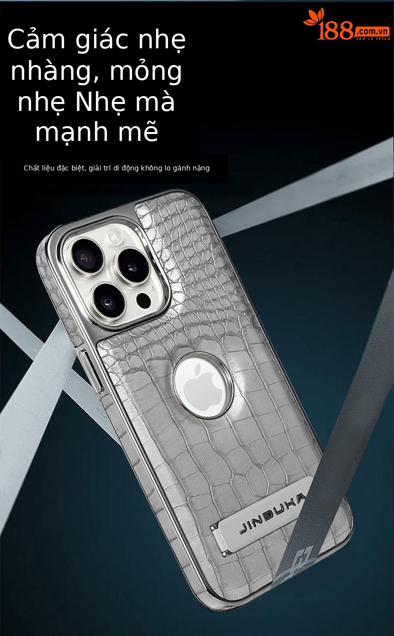 Ốp lưng iPhone 15 Pro Max da cá sấu cao cấp, chống sốc viền dày — [Màu Đen J1★Da cá sấu] Sạc từ tính ◆ Giá đỡ, [Màu nâu sẫm J1★Da cá sấu] Sạc từ tính ◆ Giá đỡ, [Màu xám J1★Da cá sấu] Sạc từ tính ◆ Giá đỡ, 【Màu Xanh hoàng gia J1★Da cá sấu] Sạc từ tính ◆ Giá đỡ chi tiết 11