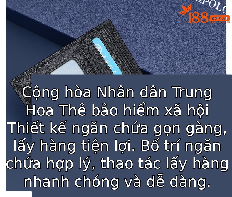 Ví nam dài nhiều ngăn thời trang cao cấp Emperor Paul – phong cách sang trọng, nhiều khe thẻ chi tiết 10