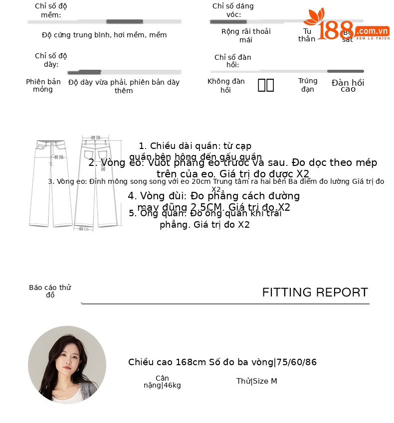 Quần thể thao ống rộng cạp cao dáng suông nữ chất Acetate Tencel mềm mại — Màu trắng be chi tiết 7