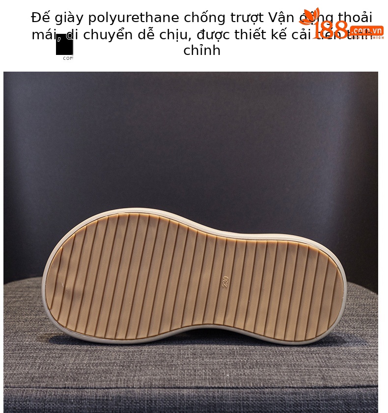 Dép sandal nữ mũi tròn đế dày quai rộng mềm êm — M2361 màu be, M2361 Màu Xanh Lá Cây, M2361 Màu tím, M2361 màu vàng chi tiết 7