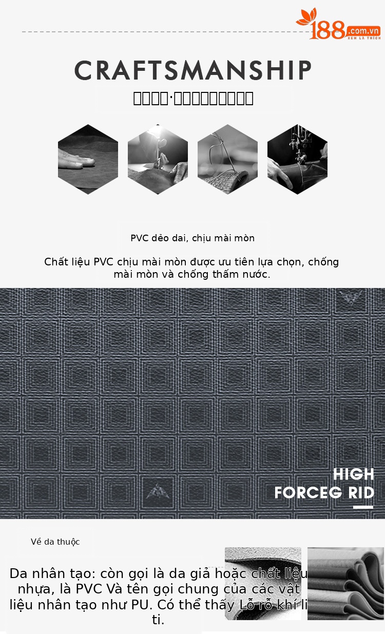 Cặp công sở nam Emperor Paul da PU cao cấp, đeo chéo & xách tay, có ngăn laptop chi tiết 3