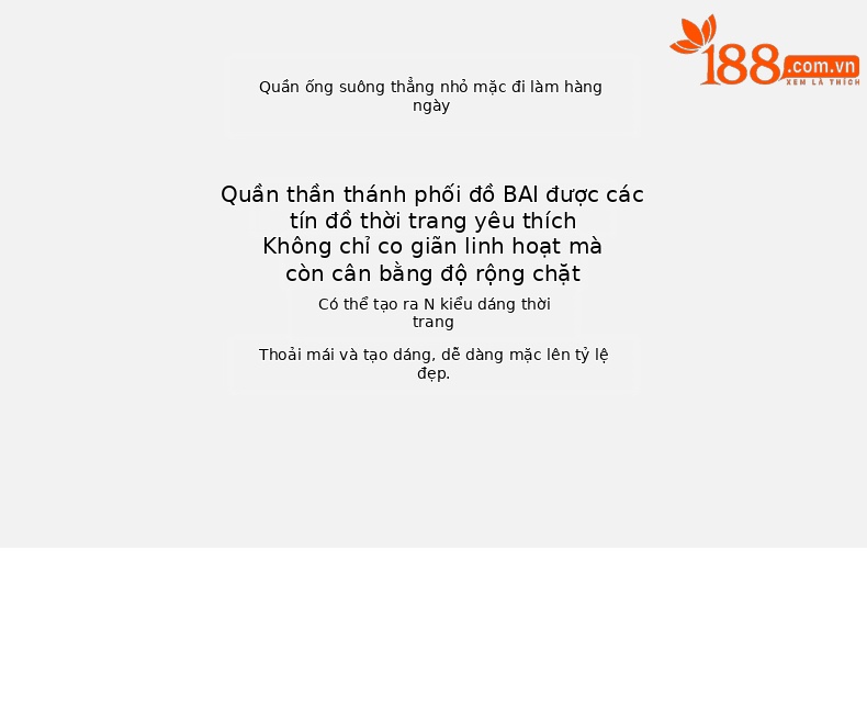 Quần tây nữ Xingge ống lửng cạp cao dáng thẳng — Màu đen chi tiết 4